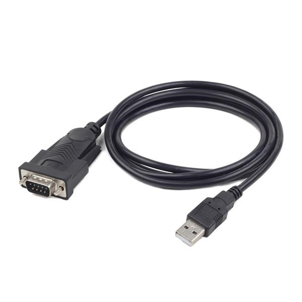 CABLEXPERT USB TO DB9M SERIAL PORT CONVERTER CABLE BLACK 1,5M