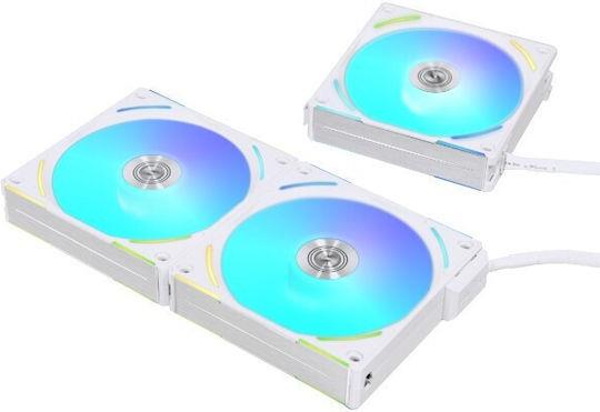 Lian Li UF-AL120V2-3W computer cooling system Computer case Fan 12 cm White 3 pc(s)