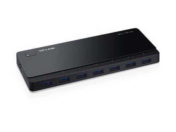 TP-LINK UH700 7 ports USB 3.0 Hub,Desktop,12V/2.5A power adapter included