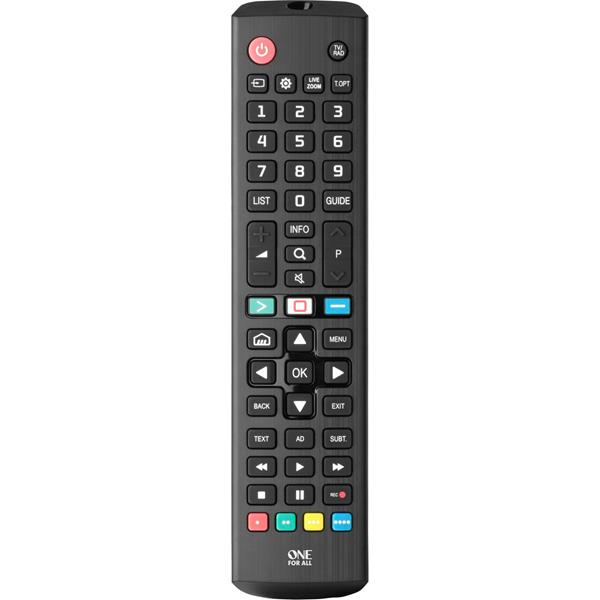 ONE FOR ALL LG 2.0 REPLACEMENT REMOTE CONTROL URC4911