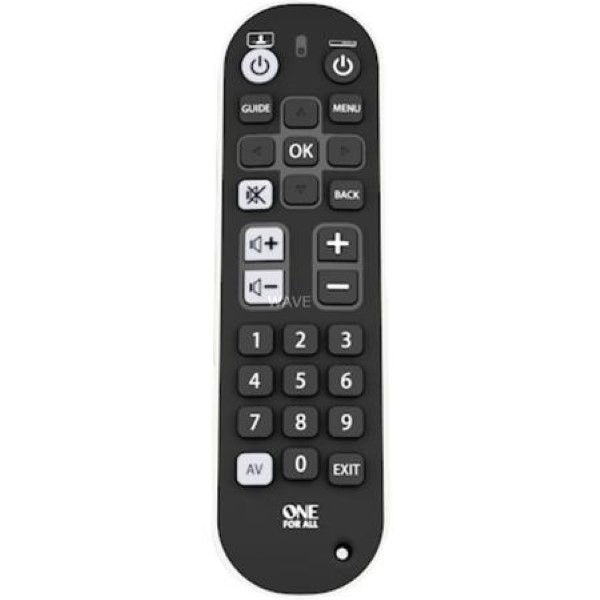 ONE FOR ALL ZAPPER -, REMOTE BLACK, UNIVERSAL REMOTE CONTROL