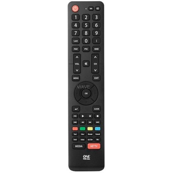 ONE FOR ALL HISENSE TV REPLACEMENT REMOTE BLACK