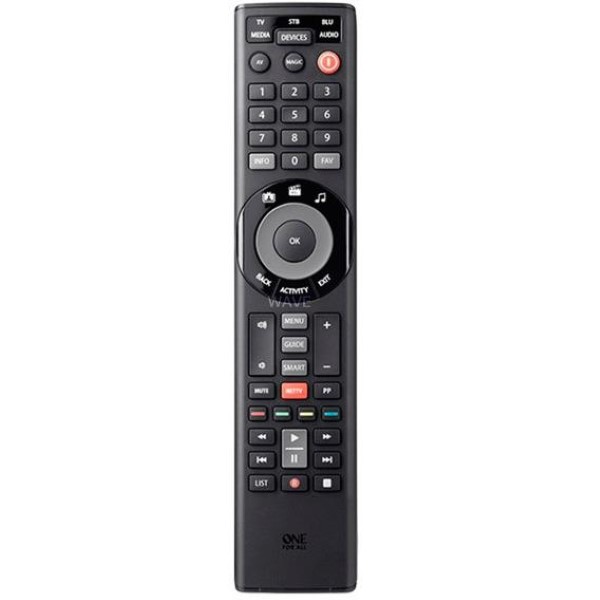 ONE FOR ALL SMART CONTROL 5 REMOTE BLACK
