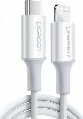 Ugreen Charging Cable Mfi Us171 18W Pd Type-C-I6 White 1M 10493 3A