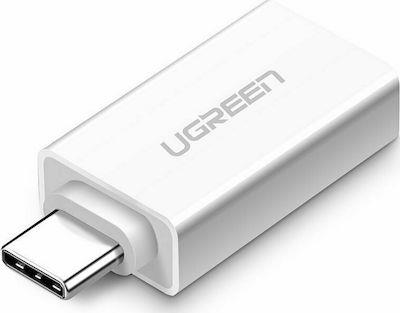 Ugreen Adaptor Otg Type C 3.1  To Usb 3.0 Us173 White 30155