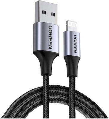 Ugreen Charging Cable Mfi Us199 I6 Black 1M 60156 2.4A