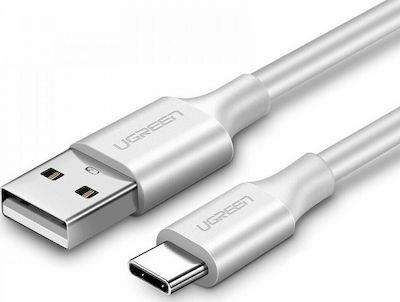Ugreen Charging Cable Us287 Type-C White 1M 60121 3A