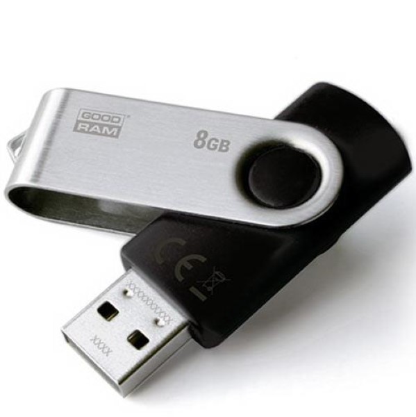 GOODRAM USB 2.0 FLASH DRIVE UTS2 8GB BLACK