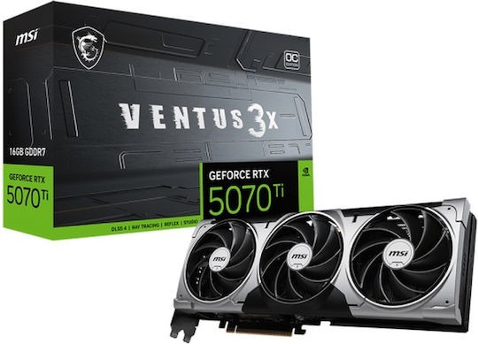 VGA MSI GeForce® RTX 5070 TI 16GB Ventus 3X OC