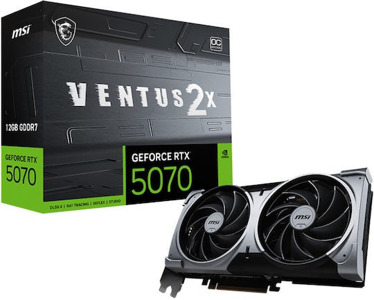 VGA MSI GeForce® RTX 5070 12GB VENTUS 2X OC
