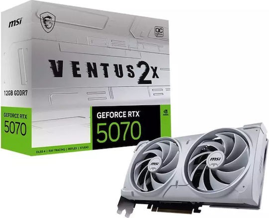 VGA MSI GeForce® RTX 5070 12GB VENTUS 2X OC WHITE
