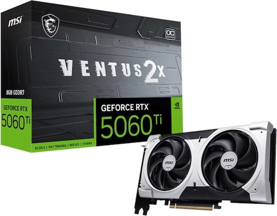 VGA MSI GeForce® RTX 5060 TI 8GB VENTUS 2X OC PLUS