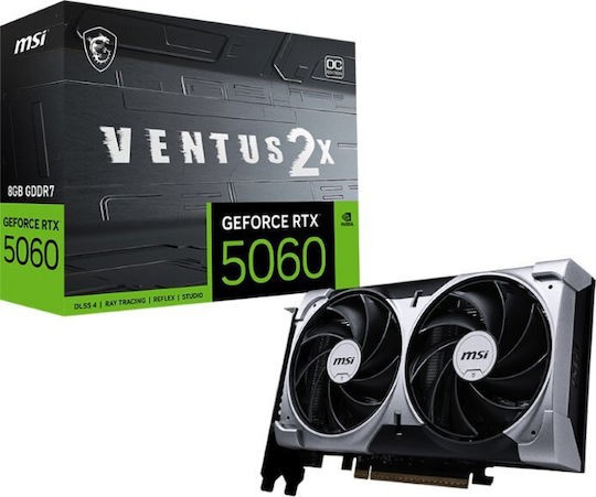 VGA MSI GeForce® RTX 5060 8GB Ventus 2X OC