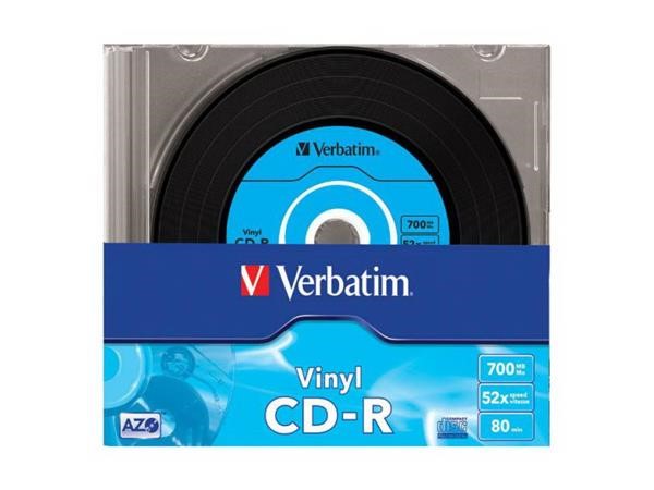 VERBATIM CDR 52X 700MB SC VERB DL VINYL 10ST