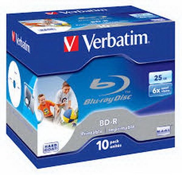 VERBATIM BD-R 6X 25GB JC VERB PR 10ST