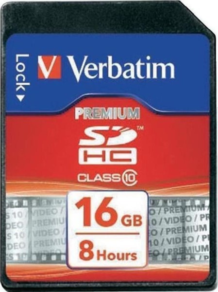 VERBATIM SD 16GB Cl.10 SDHC VER