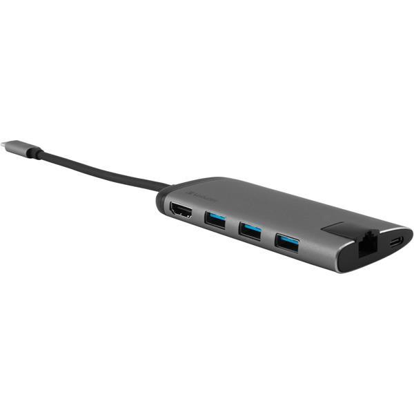 VERBATIM USB-C ADAPTER USB 3.1 GEN 1 USB 3.0 + HDMI + SDHC + MI