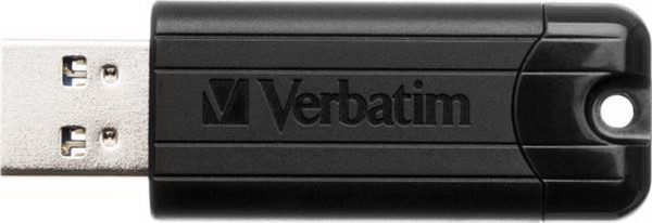 VERBATIM USB 256GB PIN STRIPE 3.0 U3 BK 49320