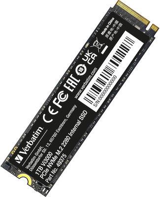 VERBATIM VI3000 M 2 SSD 256GB PCIE NVME 49373