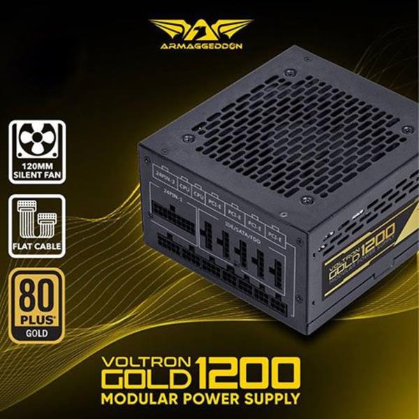 ARMAGGEDDON PSU VOLTRON GOLD 80- RATING 1200W