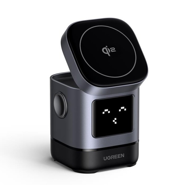Wireless Magnetic Charger/Stand 2in1 UGREEN 15W Qi2 W709 45775 Black