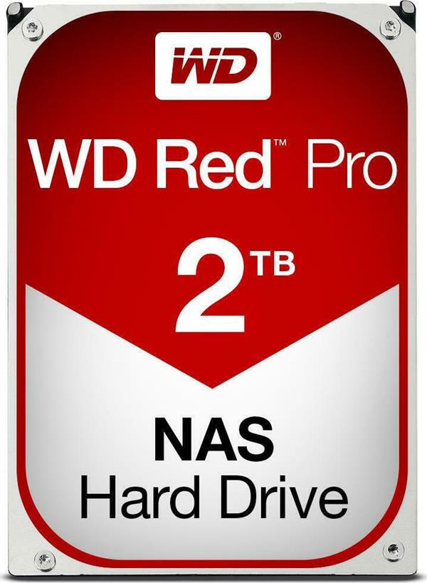 WD Red Pro 2TB HDD Σκληρός Δίσκος 3.5" SATA III 7200rpm με 64MB Cache για NAS