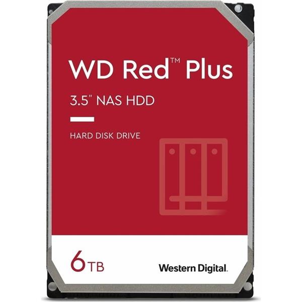 WD HDD RED PLUS 60EFPX 6TB/8,9/600 SATA III 256MB D