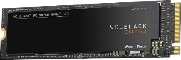 WD SSD  BLACK 250GB SN750 HIGH PERFORMANCE NVME M.2 PCIE EXPRESS GEN3 X4 S250G3X0C