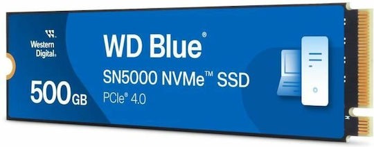 SSD WD Blue 500GB SN5000 NVME M.2 PCIe 4.0 x4 WDS500G4B0E