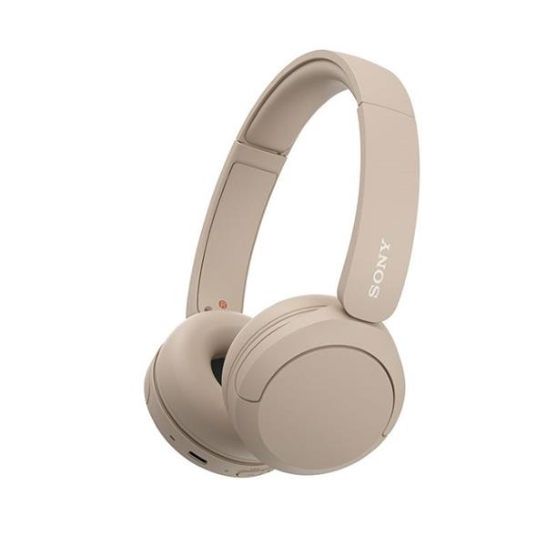 Sony WH-CH520 Ασύρματα Bluetooth On Ear Ακουστικά με 50 ώρες Λειτουργίας και Quick Charge Μπεζ