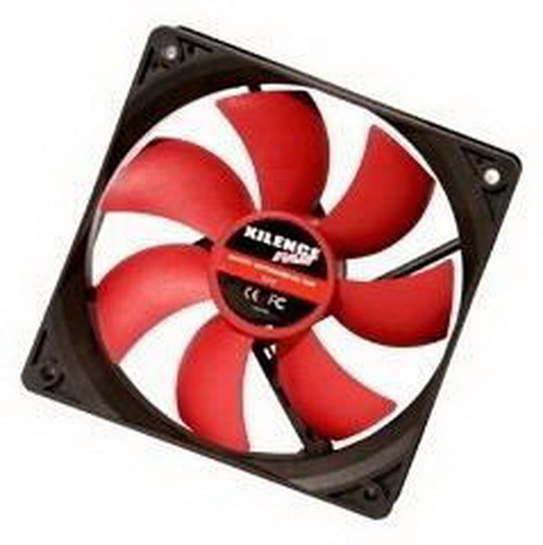 XILENCE PERFORMANCE SERIAL 92X92X25 PWM C, CASE FAN 22 DB 54.5 M³ / H  32.1 CFM  BLACK / RED