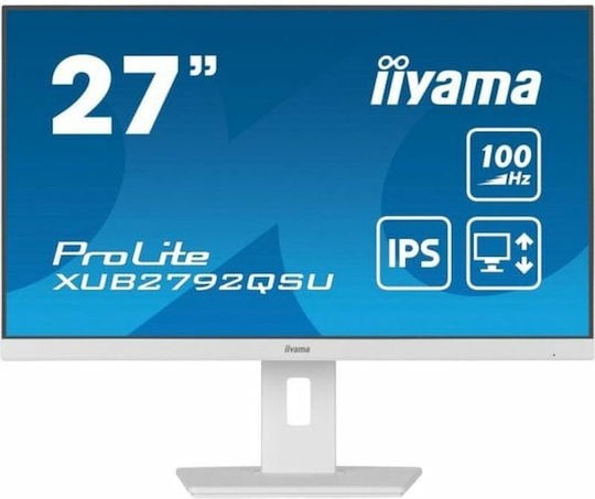 Iiyama ProLite XUB2792QSU-W6 IPS Monitor 27" QHD 2560x1440