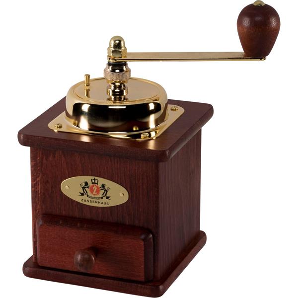 ZASSENHAUS COFFEE MILL BRASILIA BEECH WOOD MAHAGONI