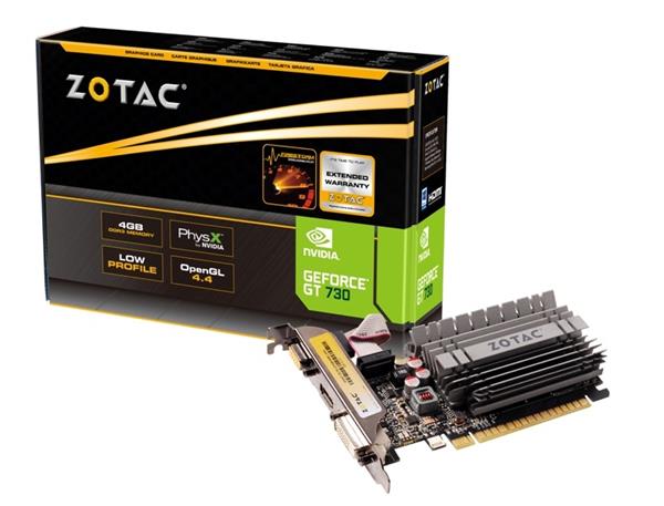 VGA Zotac GeForce® GT730 4GB