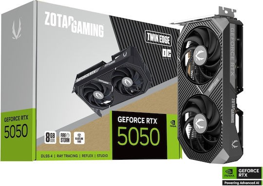 VGA ZOTAC GeForce® RTX 5050 8GB Twin Edge OC