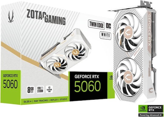 VGA ZOTAC GeForce® RTX 5060 8GB Twin Edge OC White