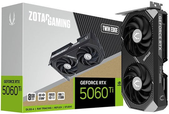 VGA ZOTAC GeForce® RTX 5060 TI 8GB Twin Edge