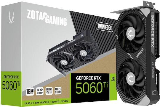 VGA ZOTAC GeForce® RTX 5060 TI 16GB Twin Edge