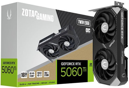 VGA ZOTAC GeForce® RTX 5060 TI 16GB Twin Edge OC
