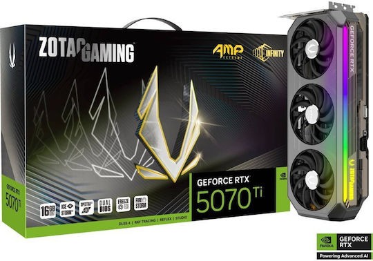 VGA ZOTAC GeForce® RTX 5070TI 16GB AMP EXTREME INFINITY ULTRA